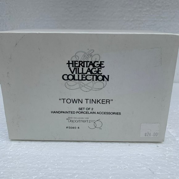 Dept 56 Town Tinker - New England Village Christmas Decorations from 1992 - Picture 12 of 12
